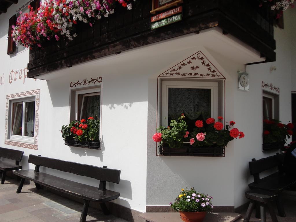 Garni Crepaz Bed & Breakfast Selva di Val Gardena Bagian luar foto